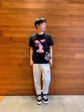 「ラフ」｜「アイテム（その他雑貨）」を使った、けんたさん（メンズ・174cm）の夏コーディネート