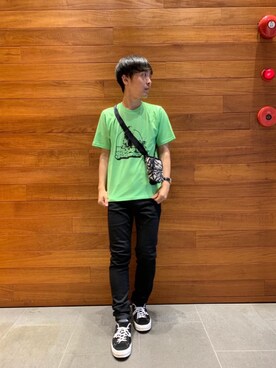 「ラフ」｜「アイテム（その他雑貨）」を使った、けんたさん（メンズ・174cm）の夏コーディネート