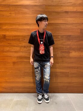 「ラフ」｜「アイテム（その他雑貨）」を使った、けんたさん（メンズ・174cm）の夏コーディネート