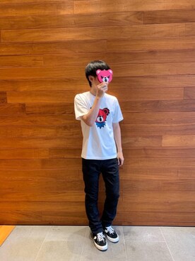 「アイテム（ポーチ）」を使った、けんたさん（メンズ・174cm）の秋コーディネート