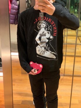 「アイテム（ポーチ）」を使った、けんたさん（メンズ・174cm）の冬コーディネート
