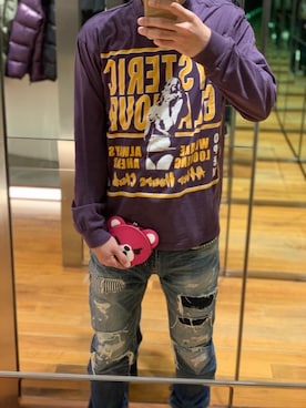 「アイテム（ポーチ）」を使った、けんたさん（メンズ・174cm）の冬コーディネート