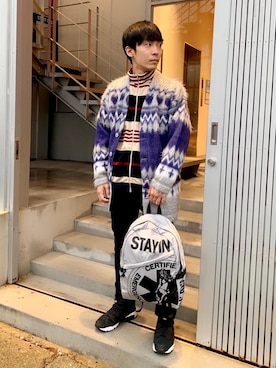 「アイテム（ジャージ）」を使った、けんたさん（メンズ・174cm）の秋コーディネート