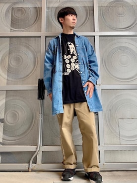 「HYSTERIC GLAMOUR（ヒステリックグラマー）のアイテム（ワンピース/ドレス）」を使った、けんたさん（メンズ・174cm）の冬コーディネート