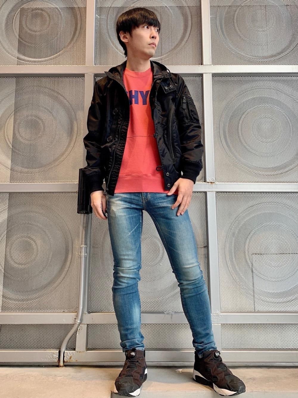 美品　ヒステリックグラマー EVIL UNLIMITED ジャケット MA-1 HYSTERIC GLAMOUR（ヒステリックグラマー）の「EVIL UNLIMITED