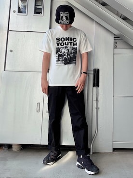 「HYSTERIC GLAMOUR（ヒステリックグラマー）のHYS WHISKY柄 刺繍キャップ（キャップ）」を使った、けんたさん（メンズ・174cm）の春コーディネート