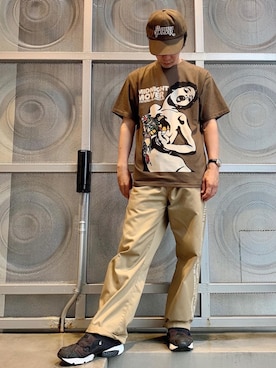 キャップ ブラウン系 を使ったメンズ人気ファッションコーディネート 季節 6月 8月 Wear