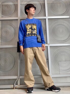 「HYSTERIC GLAMOUR（ヒステリックグラマー）のアイテム（PC・スマホグッズ/家電）」を使った、けんたさん（メンズ・174cm）の夏コーディネート