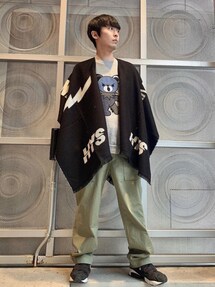 ヒステリックグラマー ポンチョ ストール HYSTERIC GLAMOUR（ヒステリックグラマー）の「HYSTERIC BEAR