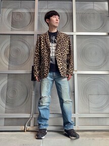 Hysterie Glamour ヒョウ柄 中綿 ジャケット 内ポケット Ｆ HYSTERIC GLAMOUR（ヒステリックグラマー）の「LEOPARD柄