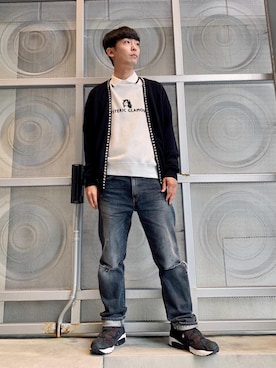 DEVIL WOMAN 五分袖ポロ衿Tシャツを使った人気ファッション  