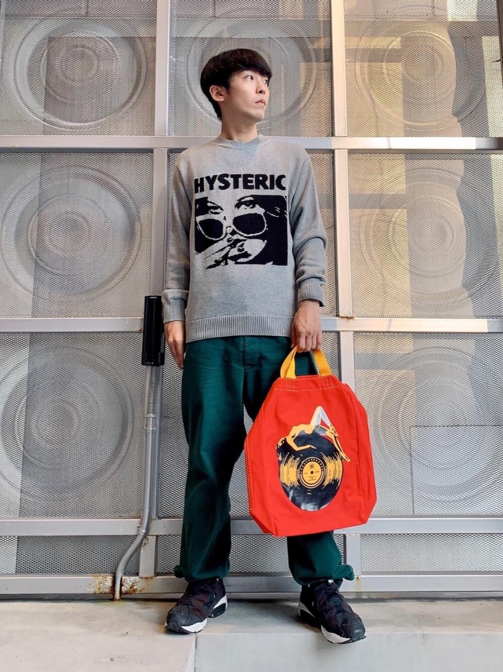 HYSTERIC GLAMOUR ヘムストラップワークパンツ Lサイズ HYSTERIC GLAMOUR（ヒステリックグラマー）の「ヘムストラップ