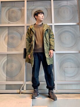 「みりたりー」｜「アイテム（その他アウター）」を使った、けんたさん（メンズ・174cm）の秋コーディネート
