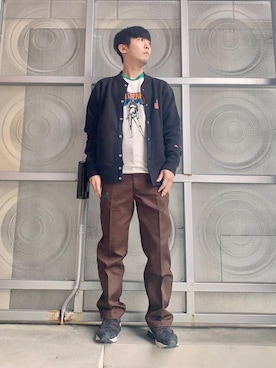 「らふこーで」｜「アイテム（その他アウター）」を使った、けんたさん（メンズ・174cm）の冬コーディネート
