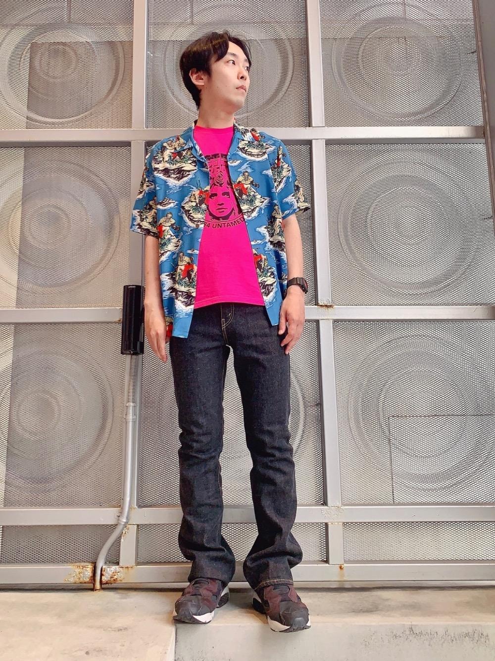 HYSTERIC GLAMOUR SWAMP MAIDEN柄 アロハシャツ L HYSTERIC GLAMOUR SWAMP MAIDEN柄 アロハシャツ L
