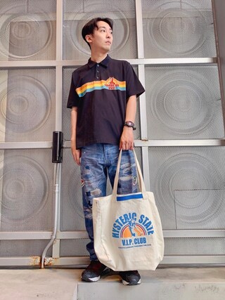 HYSTERIC GLAMOUR 2024 SS ポロシャツ 20230510221454546_1000.jpg