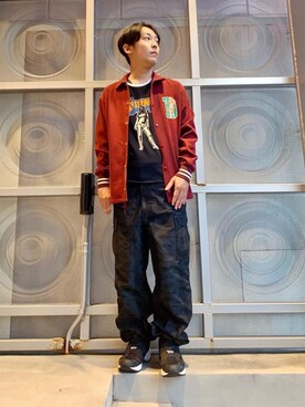 「らふこーで」｜「アイテム（その他アウター）」を使った、けんたさん（メンズ・174cm）の秋コーディネート
