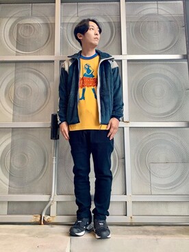 「らふこーで」｜「アイテム（その他アウター）」を使った、けんたさん（メンズ・174cm）の秋コーディネート