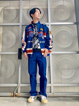 「らふこーで」｜「アイテム（その他アウター）」を使った、けんたさん（メンズ・174cm）の秋コーディネート
