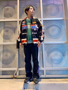 「らふこーで」｜「アイテム（その他アウター）」を使った、けんたさん（メンズ・174cm）の秋コーディネート