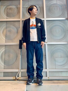 「らふこーで」｜「アイテム（その他アウター）」を使った、けんたさん（メンズ・174cm）の秋コーディネート