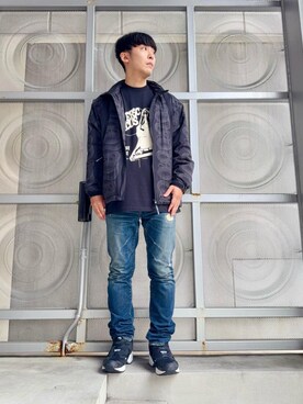 「らふこーで」｜「アイテム（その他アウター）」を使った、けんたさん（メンズ・174cm）の秋コーディネート