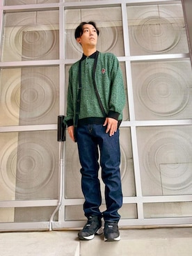 「アイテム（ポロシャツ）」を使った、けんたさん（メンズ・174cm）の春コーディネート