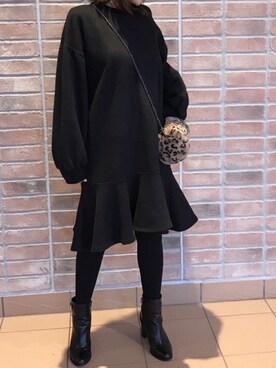 「CANMART（キャンマート）のアイテム」を使った、rere®️ さん（レディース・159cm）の冬コーディネート