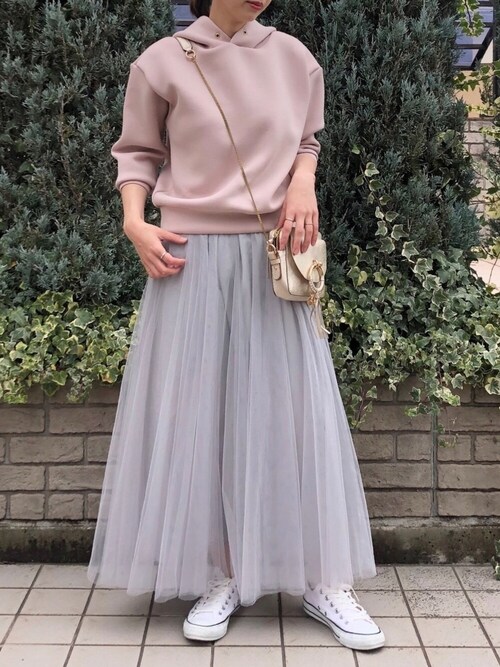 rere®️ ����̃X�J�[�g�u�����I�ׂ��i�J���[�`���[���X�J�[�g(LONG)�icoca�icoca�j�b�R�J�j�v���g�����R�[�f�B�l�[�g