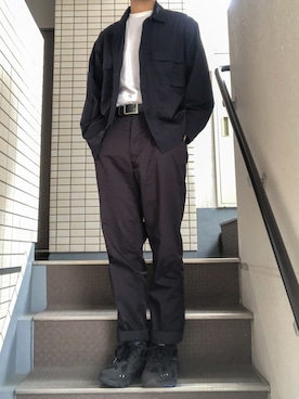 「CIAOPANIC TYPY（チャオパニックティピー）のアイテム（スラックス）」を使った、rikuさん（メンズ・170cm）の春コーディネート