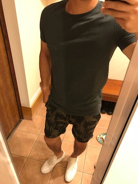 「TATRAS（タトラス）のアイテム（パンツ）」を使った、Newoneさん（メンズ・171cm）の夏コーディネート
