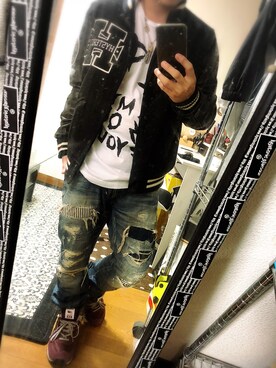 HYSTERIC GLAMOUR（ヒステリックグラマー）の「H COLLEGEワッペン付 