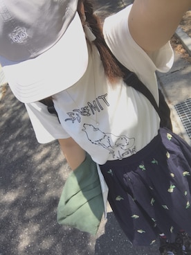 「ehka sopo（エヘカソポ）のアイテム（アクセサリー）」を使った、Kya🍓さん（レディース・165cm）の夏コーディネート