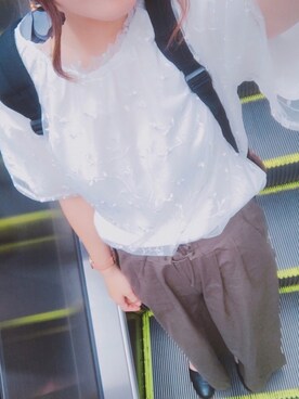 「ehka sopo（エヘカソポ）のアイテム（パンプス）」を使った、Kya🍓さん（レディース・165cm）の夏コーディネート