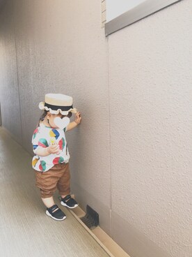 ama.｡.:*♡さん（キッズ・80cm）の春コーディネート