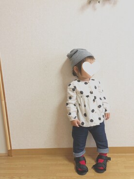 「Baddy Lee（バディリー）のアイテム」を使った、ama.｡.:*♡さん（キッズ・80cm）の春コーディネート