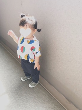 ama.｡.:*♡さん（キッズ・80cm）の春コーディネート