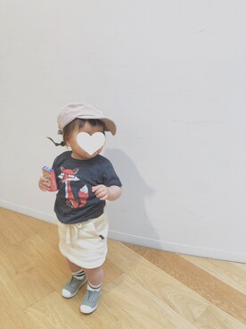 ama.｡.:*♡さん（キッズ・80cm）の夏コーディネート