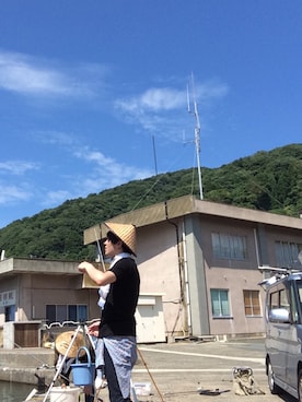「魚釣り」｜モグさん（メンズ・174cm）の夏コーディネート