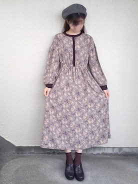 「NICE CLAUP（ナイスクラップ）のアイテム」を使った、Gilda♡ᵕ̈*⑅さん（レディース・163cm）の秋コーディネート