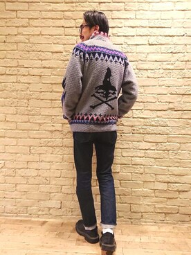 「パイル」｜「アイテム（ブルゾン）」を使った、HOSHIさん（メンズ・170cm）の秋コーディネート