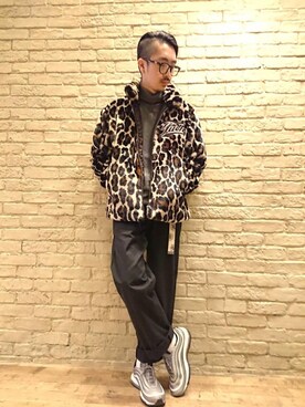 「airmax」｜「アイテム（ブルゾン）」を使った、HOSHIさん（メンズ・170cm）の秋コーディネート