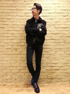 HOSHIさん（メンズ・170cm）の冬コーディネート