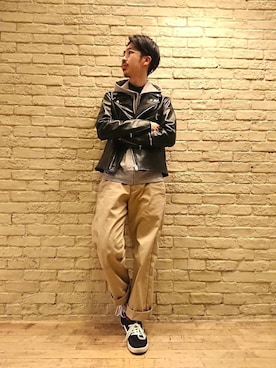 HOSHIさん（メンズ・170cm）の冬コーディネート