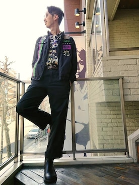 HOSHIさん（メンズ・170cm）の春コーディネート