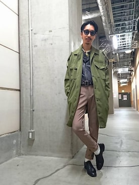 「モッズ」｜「アイテム（ブルゾン）」を使った、HOSHIさん（メンズ・170cm）の秋コーディネート