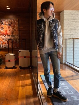 HOSHIさん（メンズ・170cm）の冬コーディネート