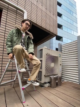 HOSHIさん（メンズ・170cm）の冬コーディネート