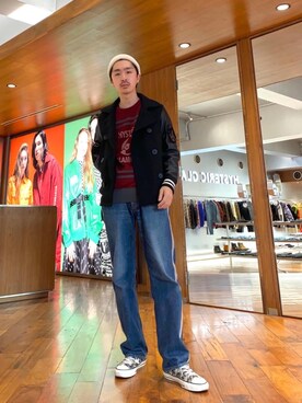 HOSHIさん（メンズ・170cm）の冬コーディネート