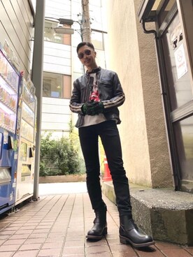 HOSHIさん（メンズ・170cm）の冬コーディネート